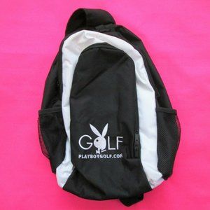 NEW rare playboy golf backpack black playmate bag